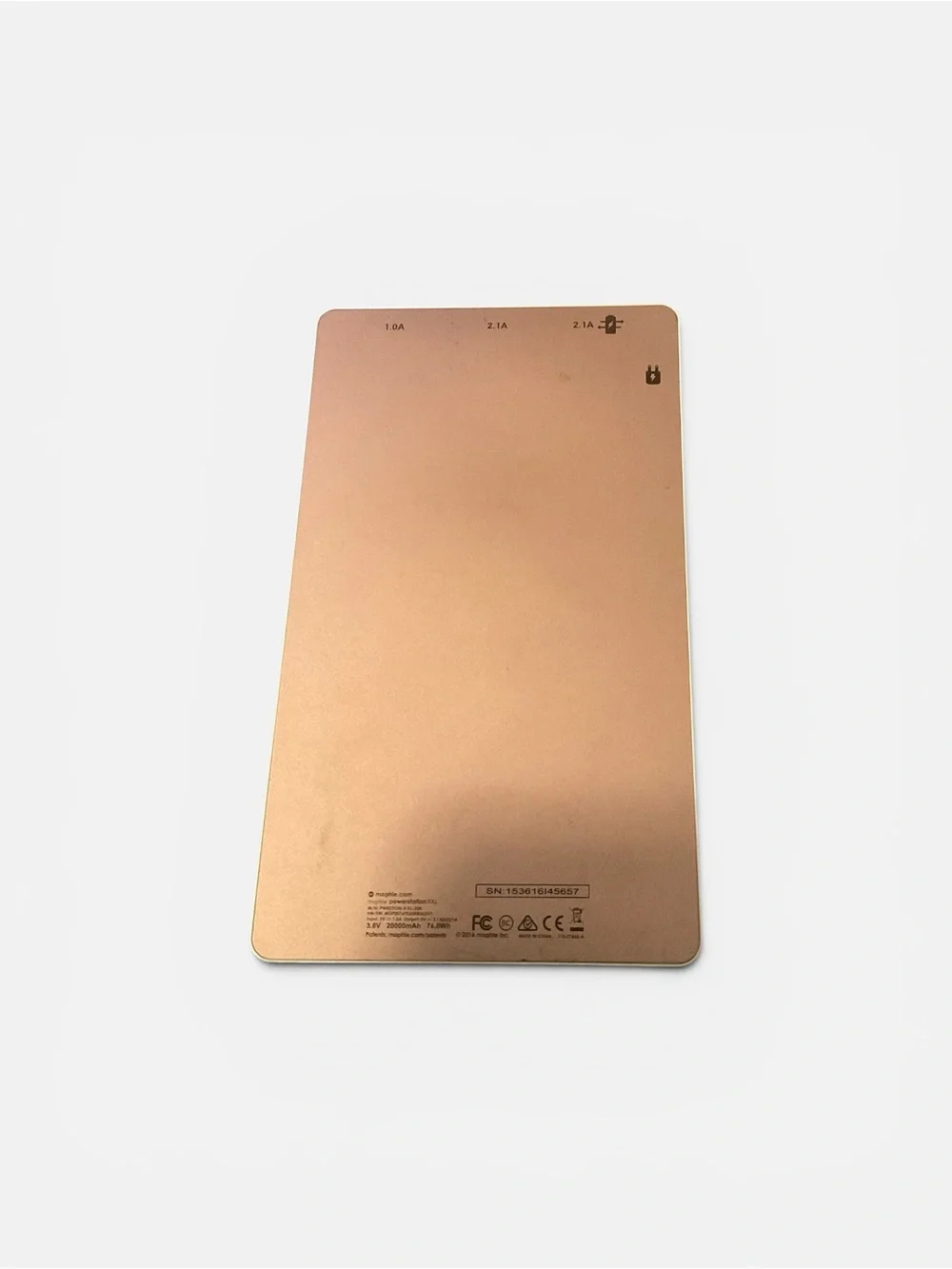 mophie Powerstation XXL Portable Charger - Pink & White Trim
